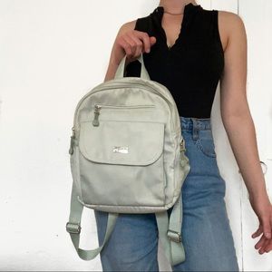 E.T.A. Mint green mini travel bookbag backpack go bag diaper bag